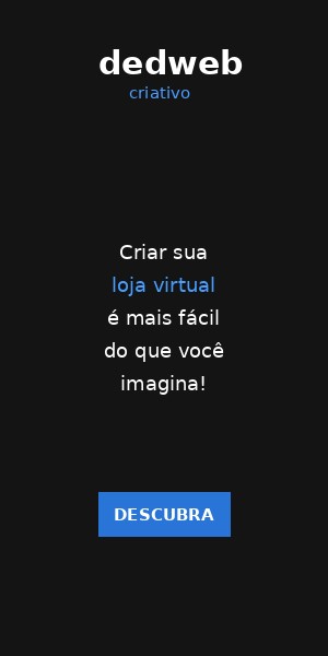 DEDWEB Criativo — Criar loja virtual