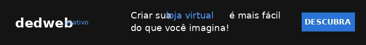 DEDWEB Criativo — Criar loja virtual