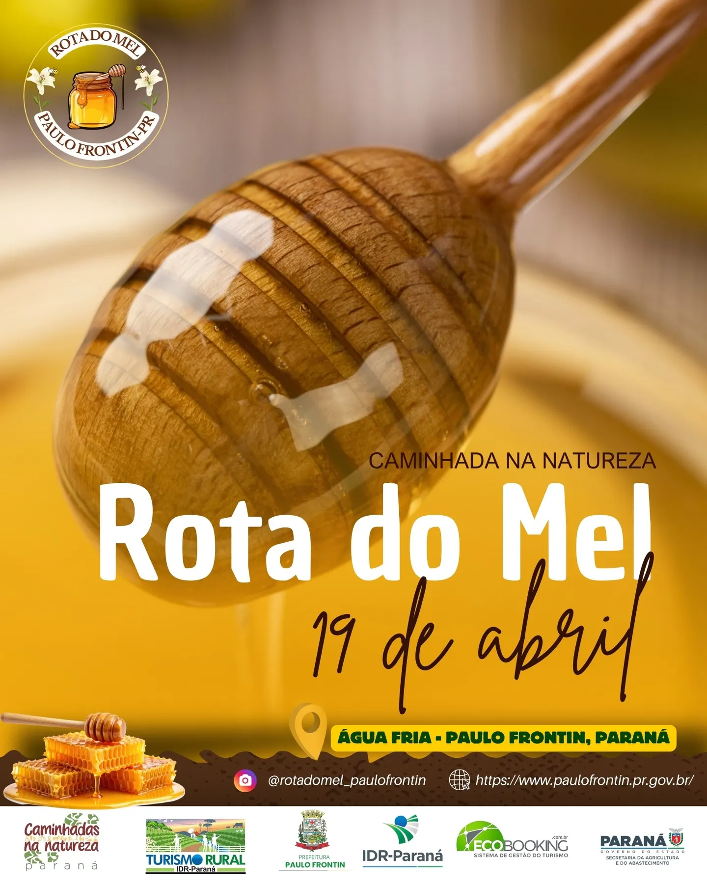 Caminhada na Natureza – Rota do Mel acontece no dia 19 em Paulo Frontin