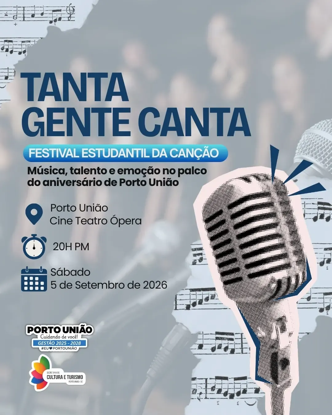 Festival Estudantil da Canção entra na reta final de inscrições em Porto União
