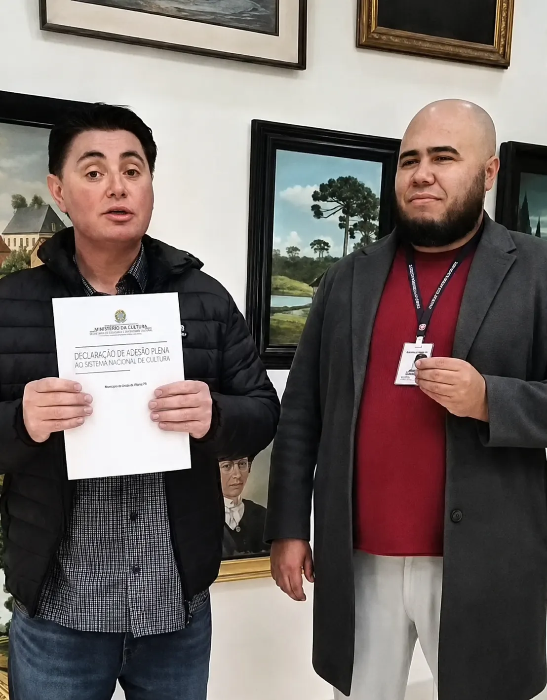 Cultura de União da Vitória recebe Declaração de Adesão Plena ao Sistema Nacional de Cultura