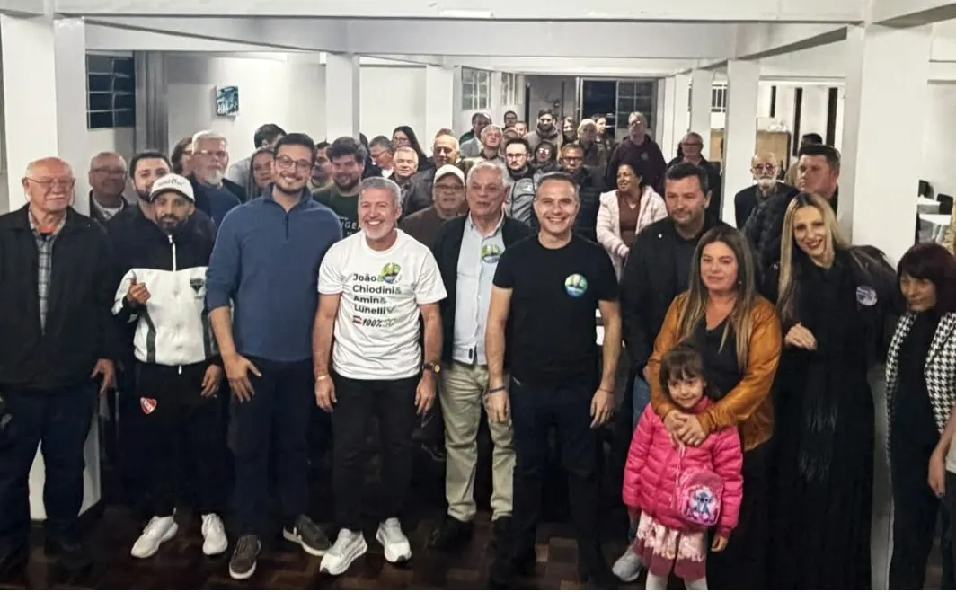 Fábio Schiochet reúne apoiadores em Porto União e destaca experiência e compromisso com pautas locais
