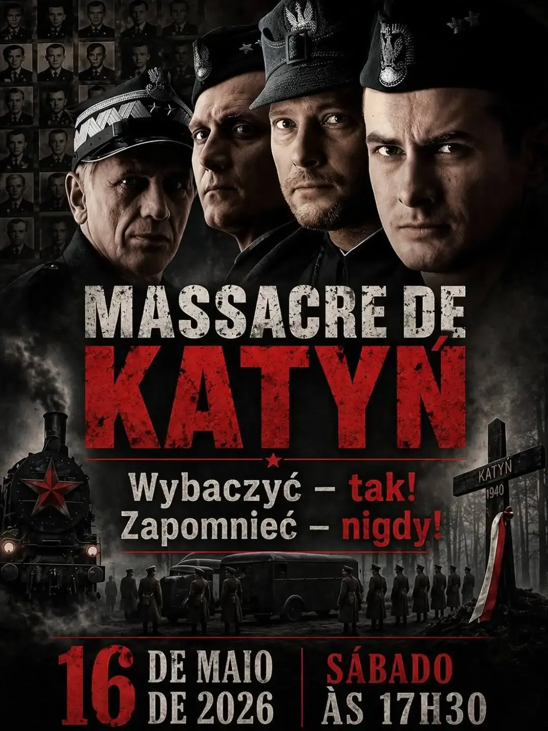 Porto União promove ato oficial em memória às vítimas do Massacre de Katyn
