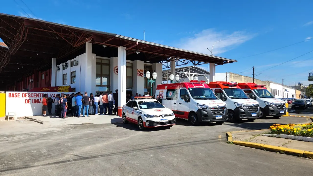 União da Vitória inaugura base própria do SAMU e entrega nova ambulância