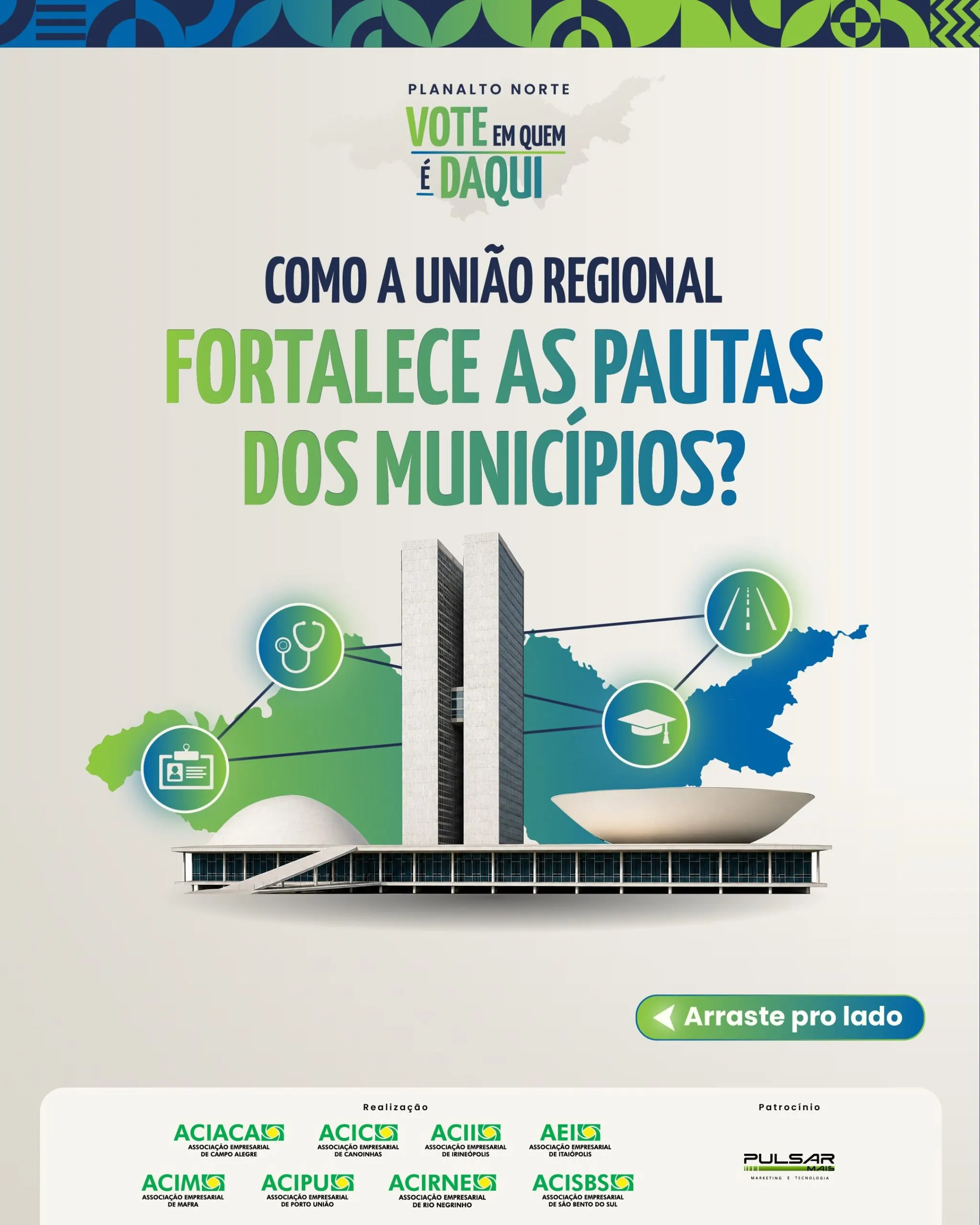 Setores industriais e empresariais apresentam demandas do Planalto Norte a candidatos em Mafra