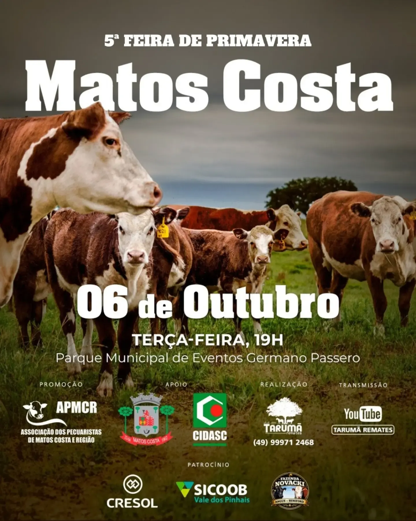Matos Costa promove 5ª Feira da Primavera no Parque Municipal de Eventos 
