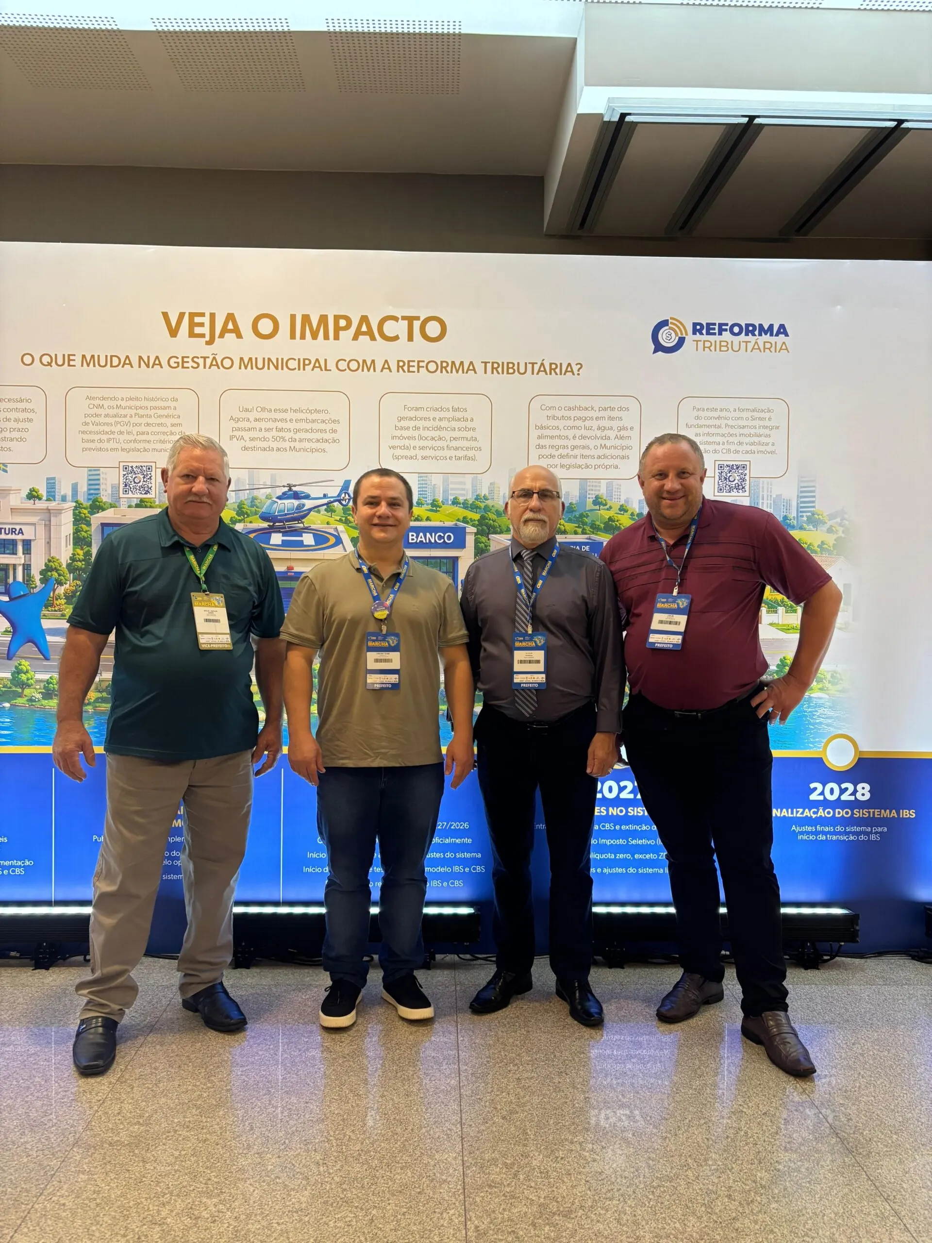Comitiva de Porto Vitória participa da Marcha em Defesa dos Municípios em Brasília 