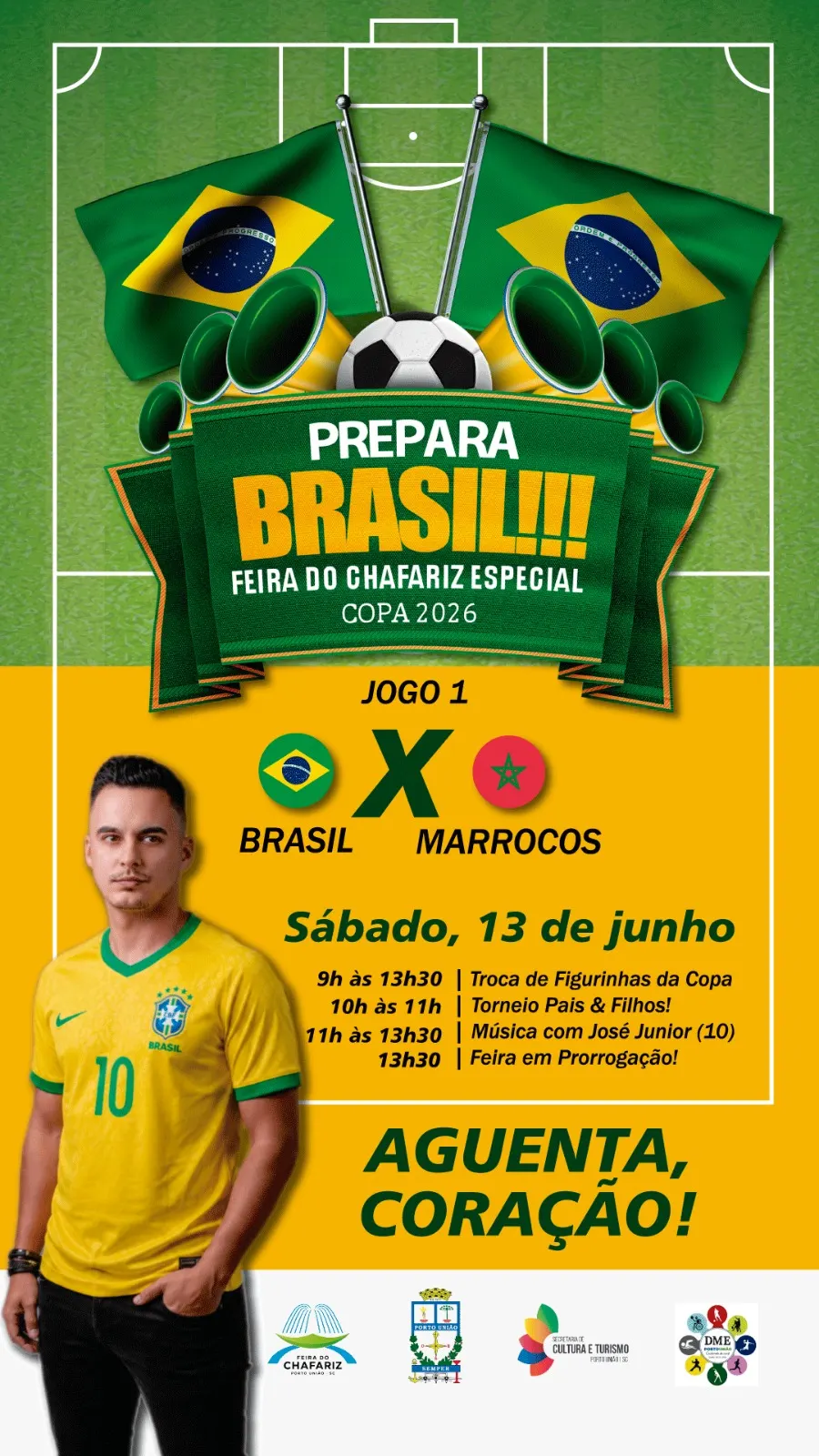 Feira do Chafariz entra no clima da Copa com atrações para toda a família 