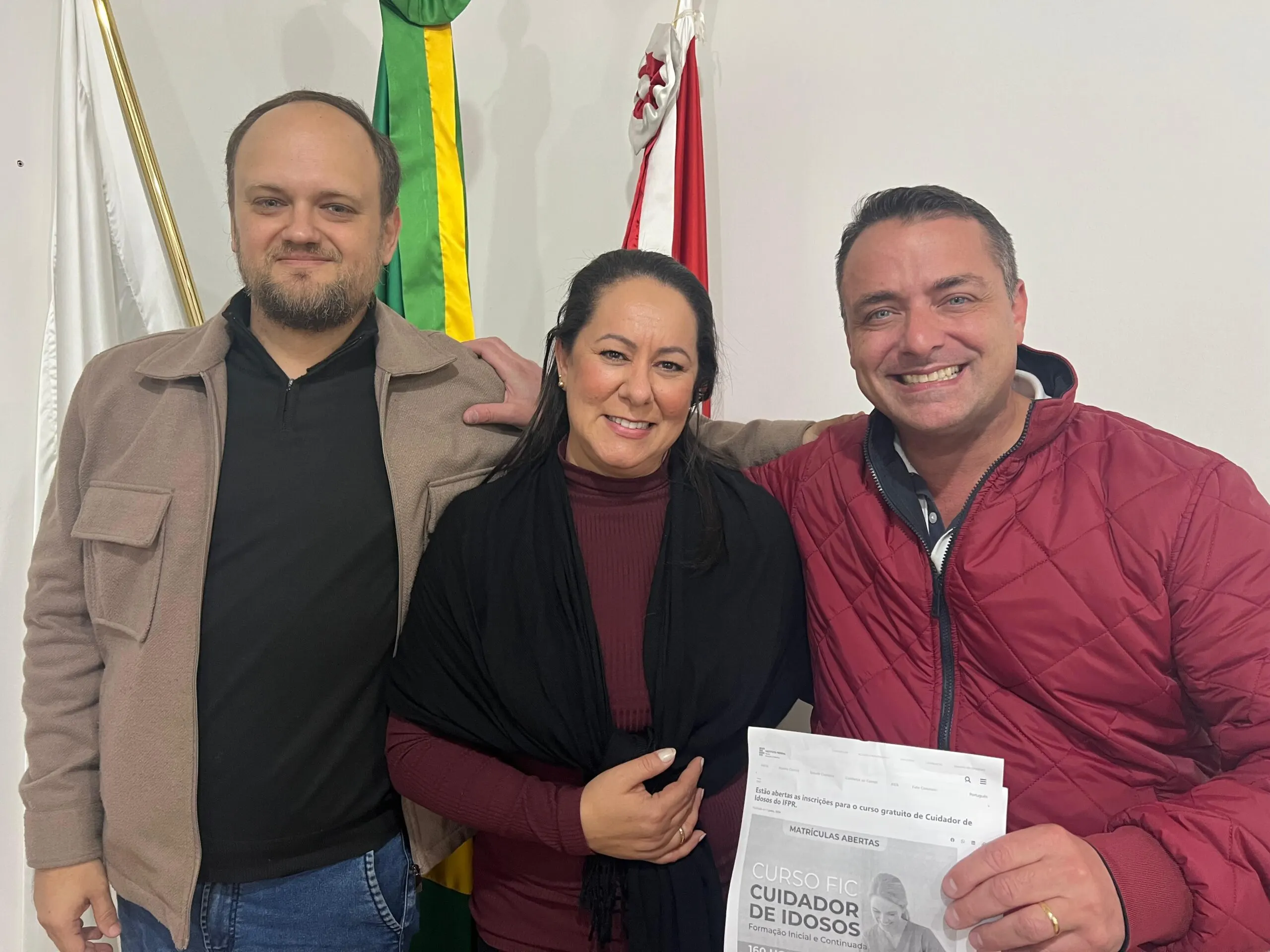 Porto União terá curso gratuito de Cuidador de Idosos em parceria com o IFPR 
