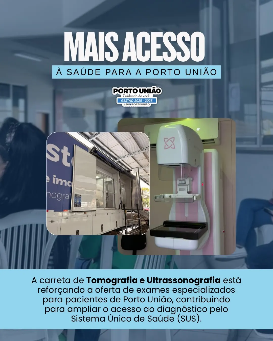 Carreta de tomografia e ultrassonografia reforça atendimento pelo SUS em Porto União