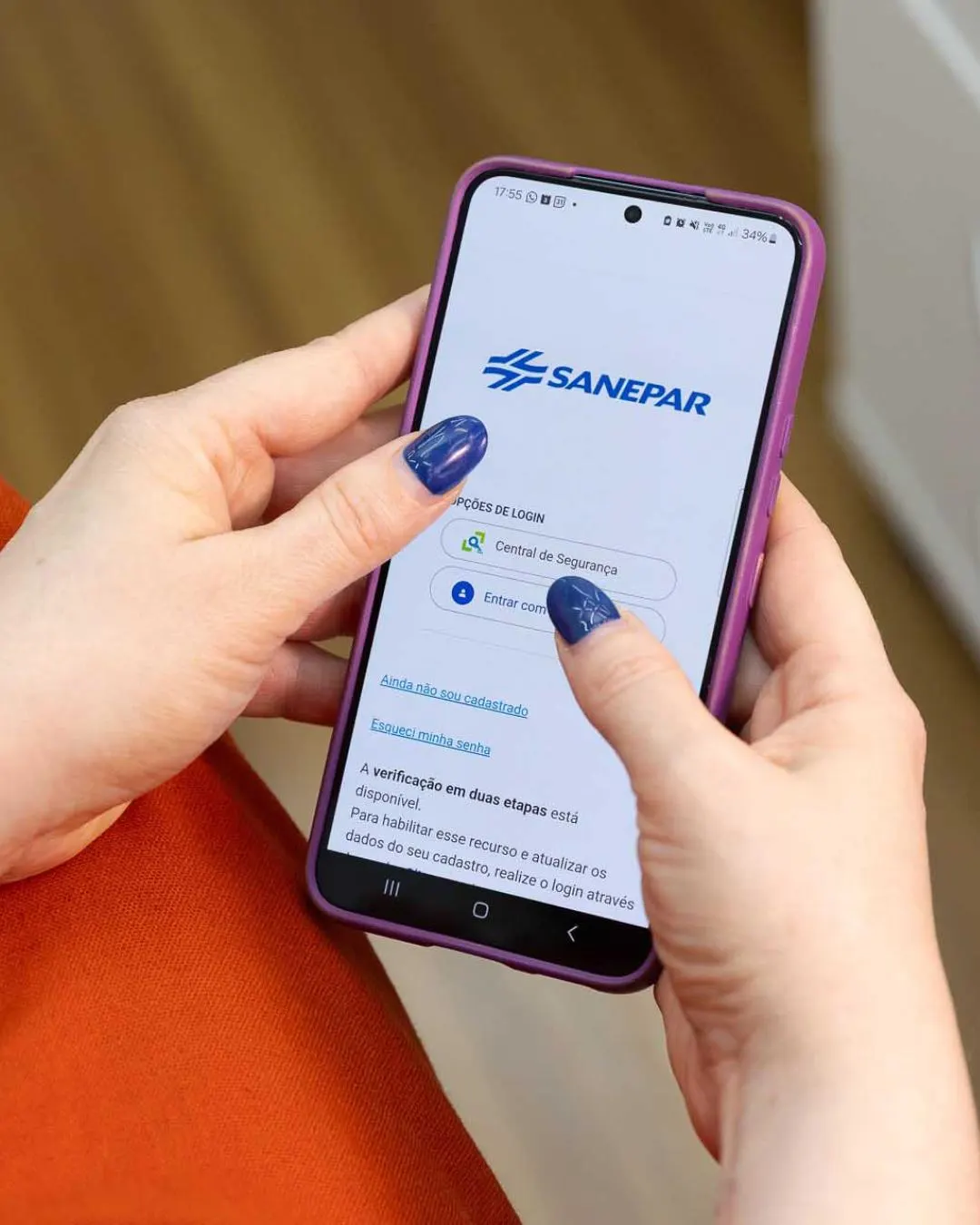 Sanepar alerta clientes sobre avisos de falta de água por SMS