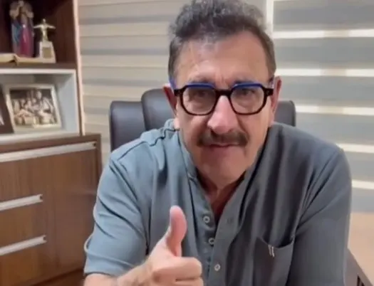 Hussein Bakri  recebeu mensagem de carinho de Ratinho Pai