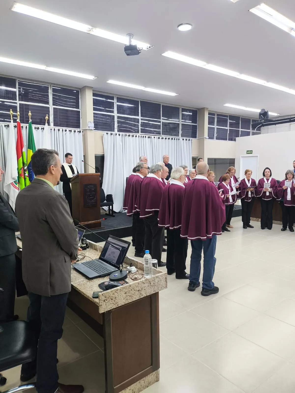 Câmara de Porto União realiza primeira sessão na nova sede
