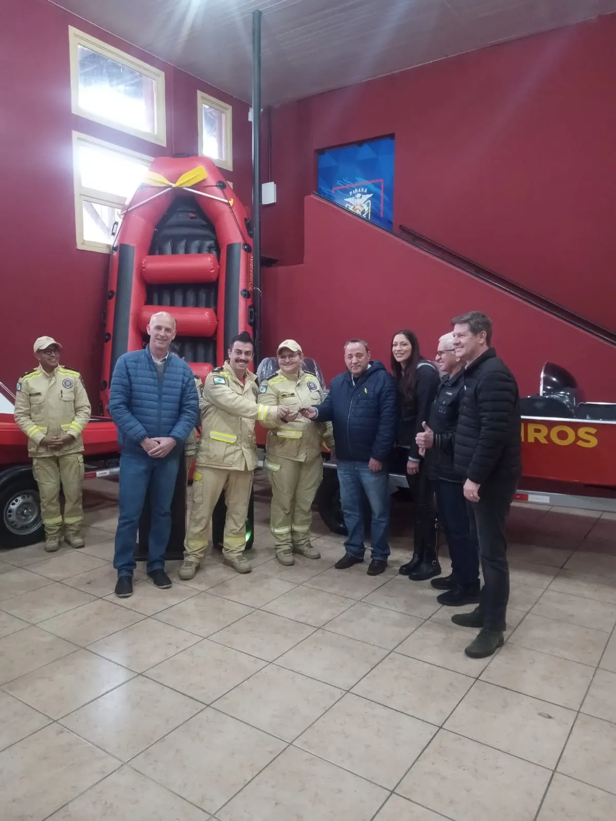 Corpo de Bombeiros de União da Vitória recebe novos equipamentos para resgate e buscas 