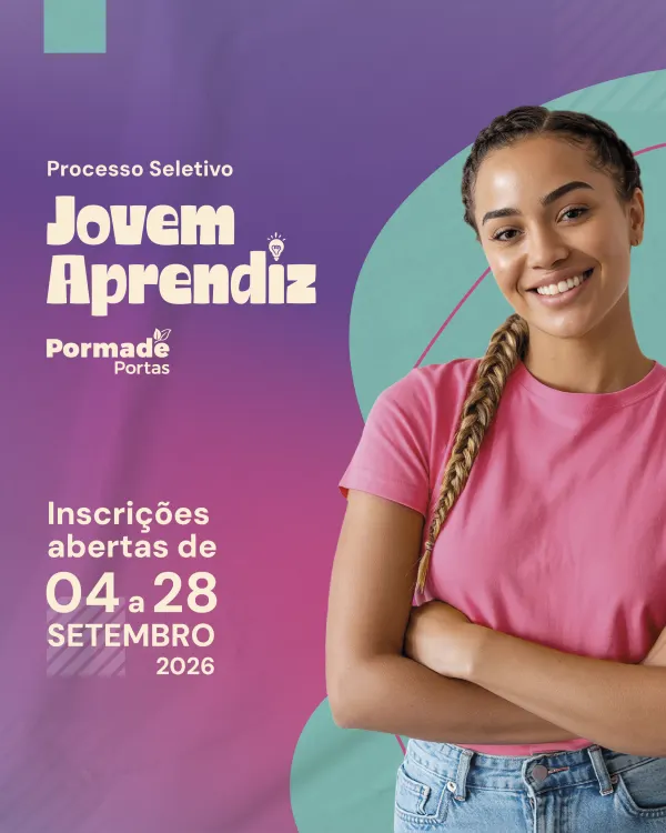 Pormade oferece mais de 40 vagas para Jovem Aprendiz em União da Vitória 