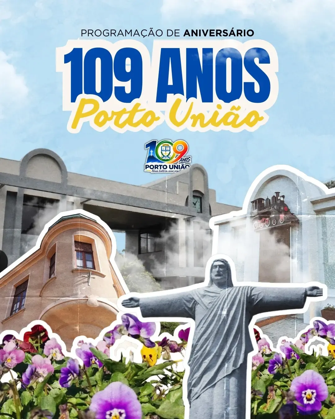 Porto União celebra 109 anos com programação especial neste fim de semana