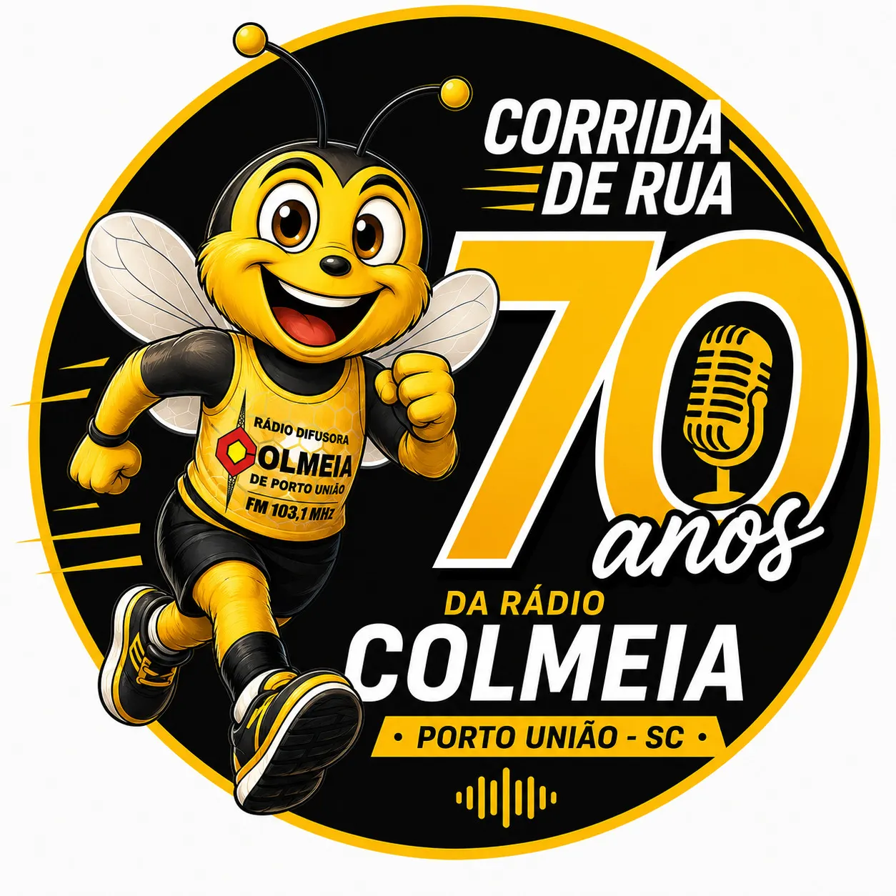 Corrida 70 Anos da Rádio Colmeia promete reunir 600 atletas em União da Vitória 