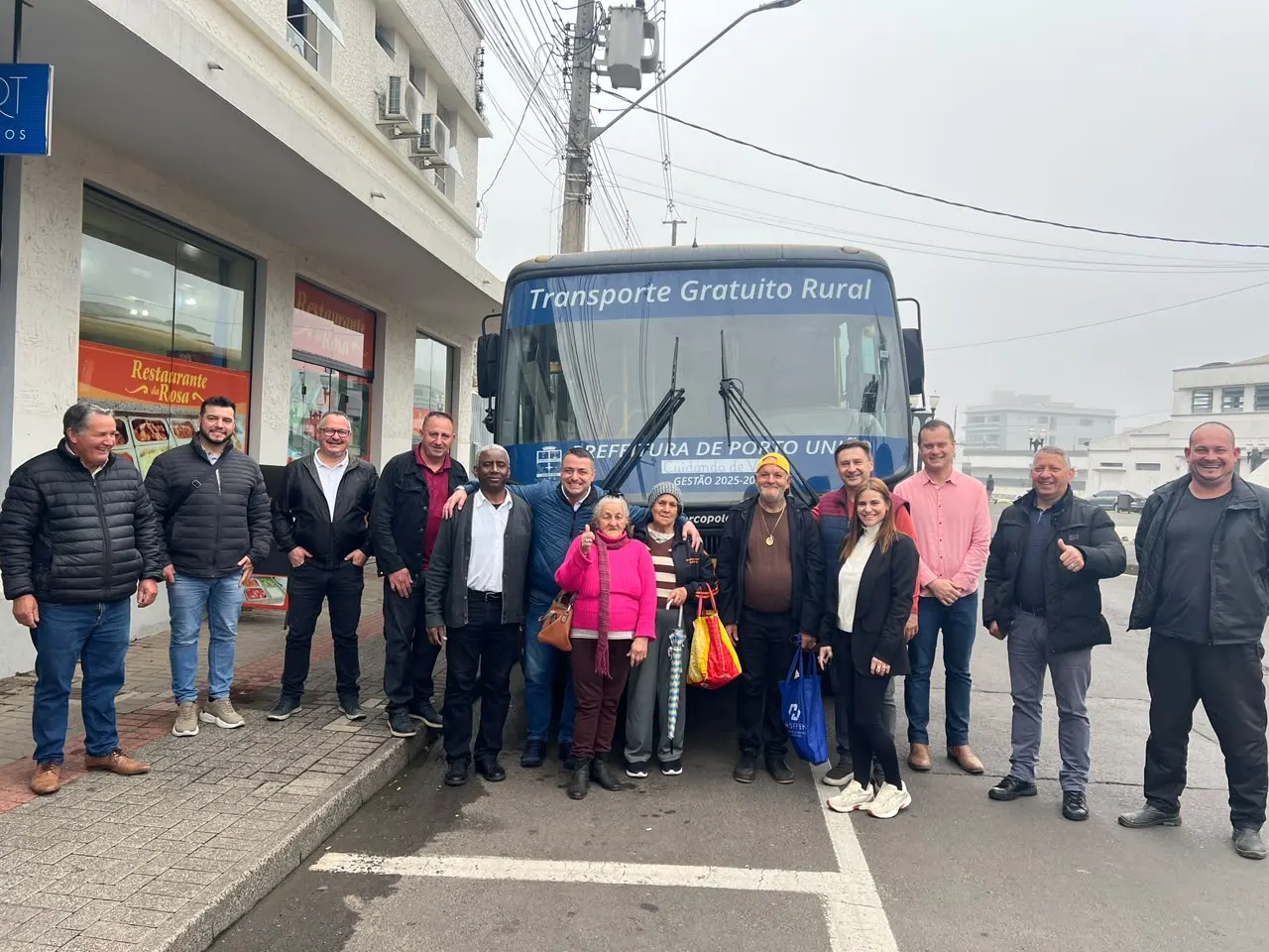 Porto União inicia transporte gratuito para moradores do interior