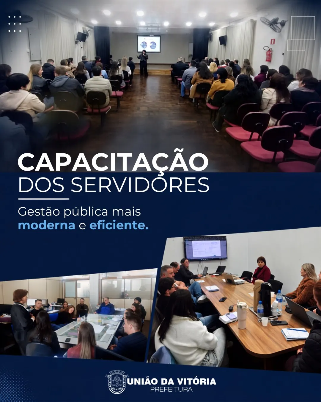 Servidores de União da Vitória participam de capacitação para aprimorar gestão pública 