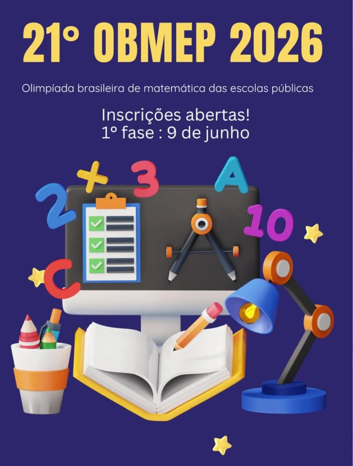 Escolas públicas intensificam preparação para a OBMEP 2026 