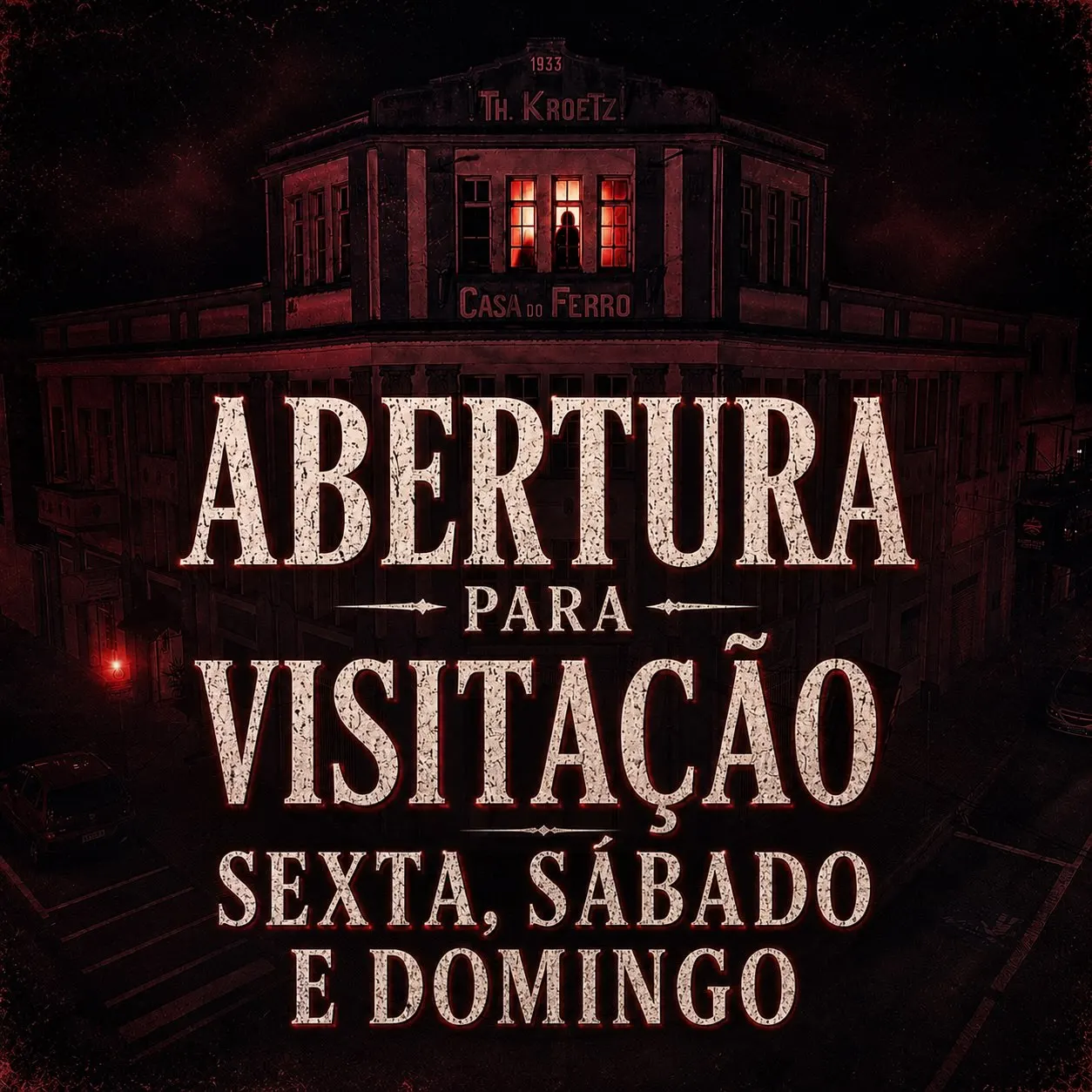 Casa do Ferro vira cenário de terror