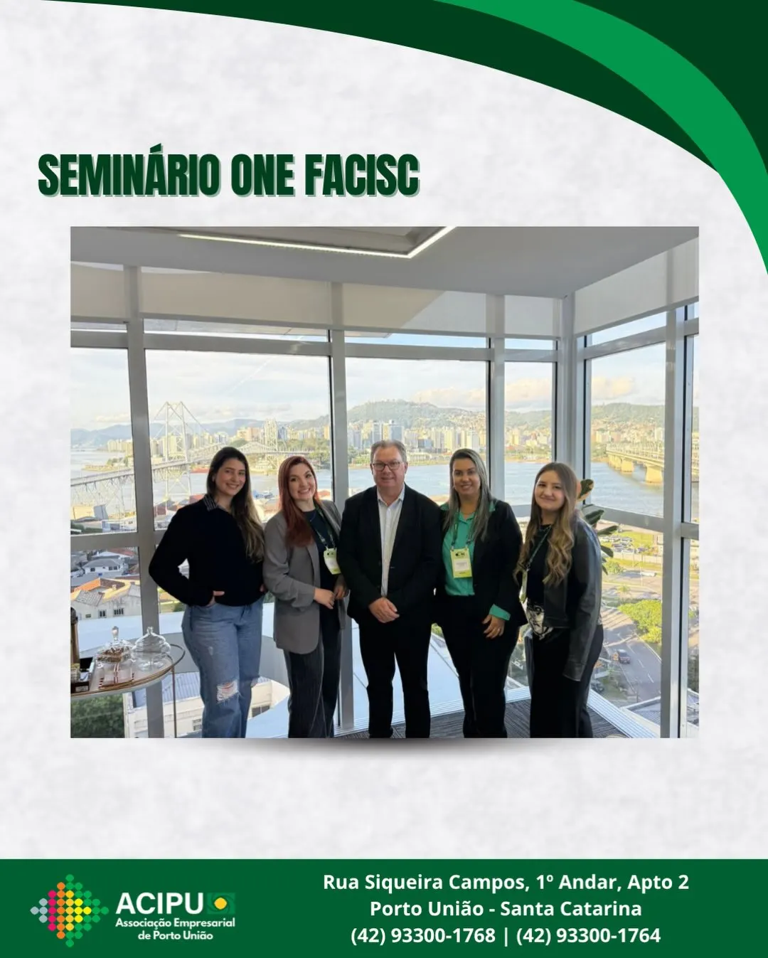 ACIPU participa de seminário estadual promovido pela FACISC 