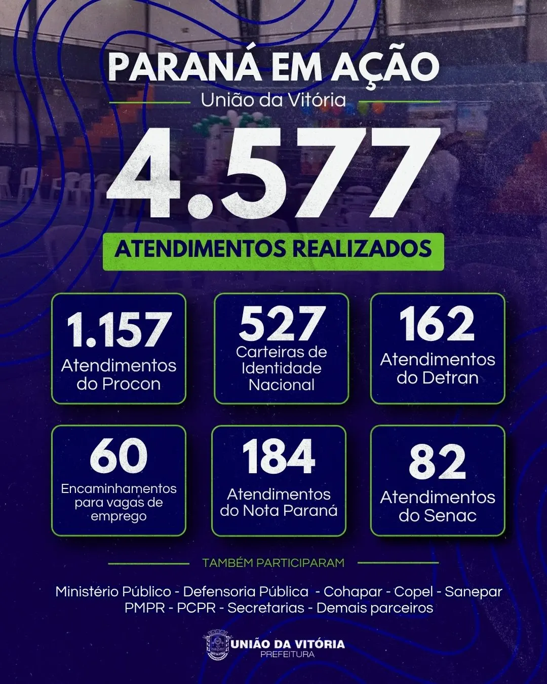 Paraná em Ação realiza mais de 4,5 mil atendimentos em União da Vitória 