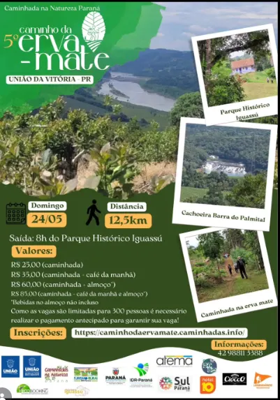 Caminhada na Natureza terá novo percurso e destaca paisagens do Vale do Iguaçu