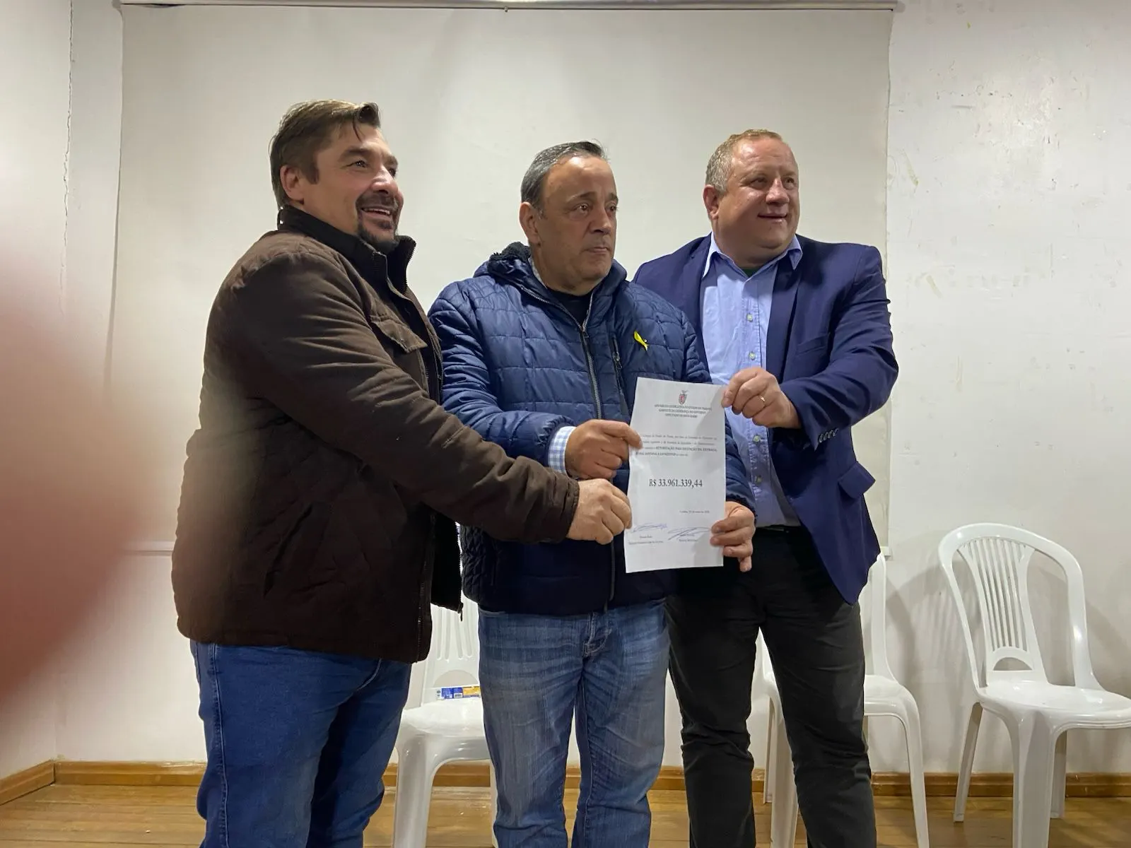 Ordem de serviço autoriza asfaltamento entre Cruz Machado e Inácio Martins 