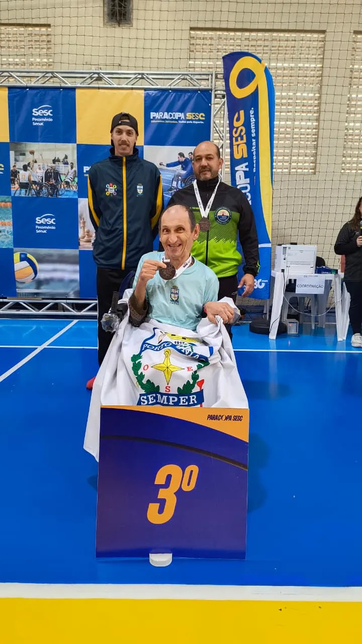 Porto União conquista quatro medalhas no Circuito Catarinense de Bocha Paralímpica 
