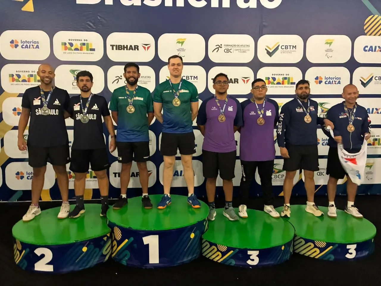 Atletas de Porto União conquistam títulos no Brasileirão de Tênis de Mesa 