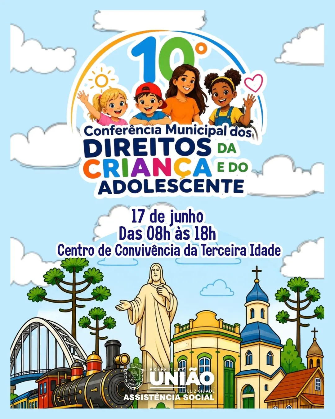 União da Vitória abre inscrições para Conferência dos Direitos da Criança e do Adolescente