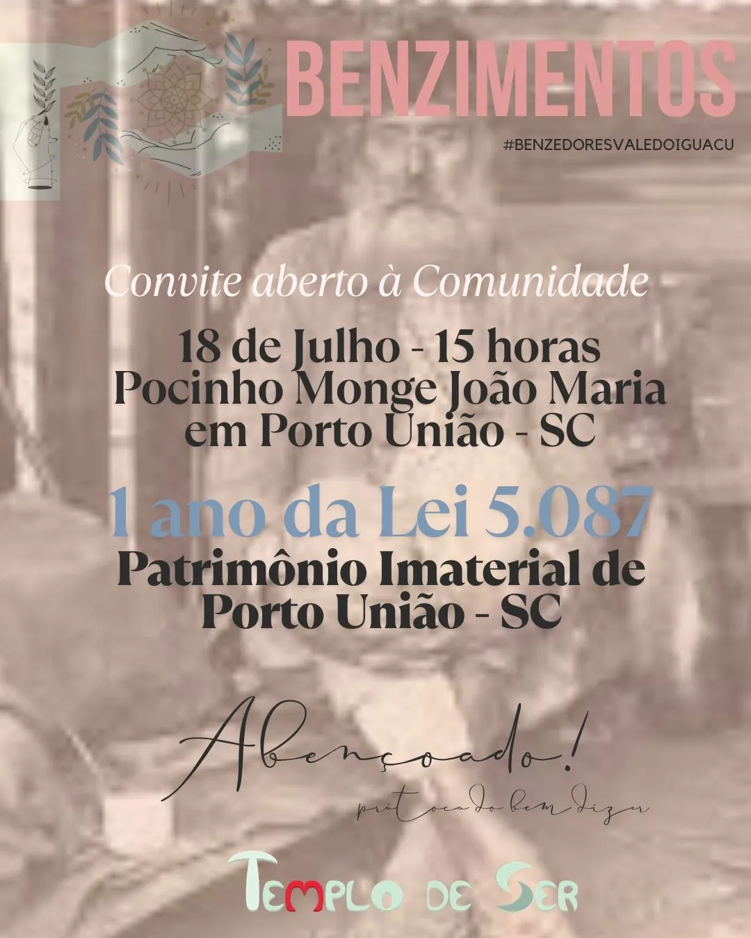Roda de prosa comemora primeiro ano das benzedeiras como patrimônio cultural de Porto União