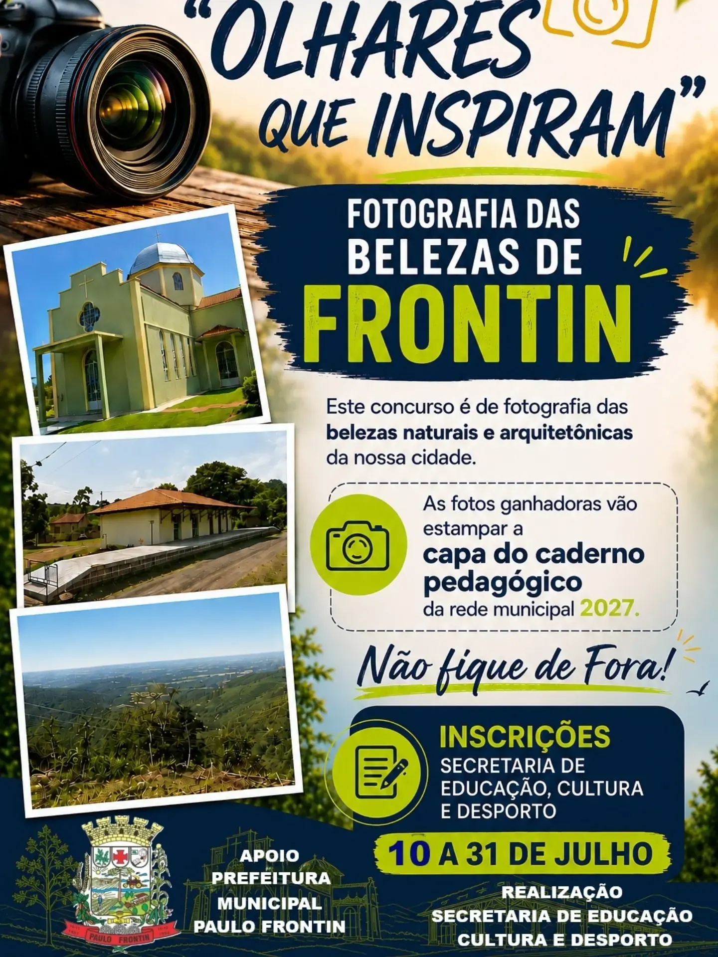 Concurso de fotografia vai destacar as belezas de Paulo Frontin 