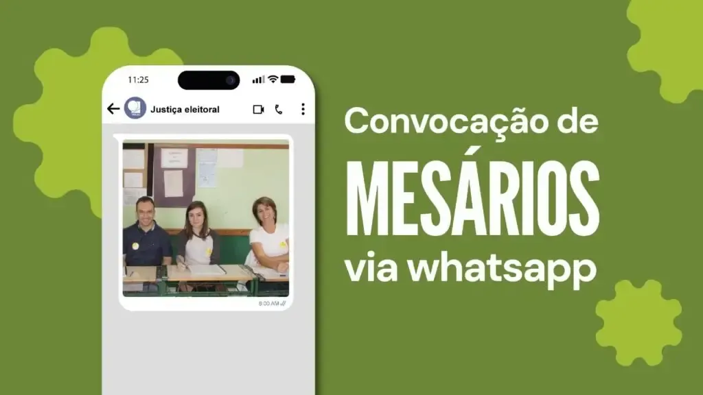 TRE-SC passa a convocar mesários das Eleições 2026 pelo WhatsApp