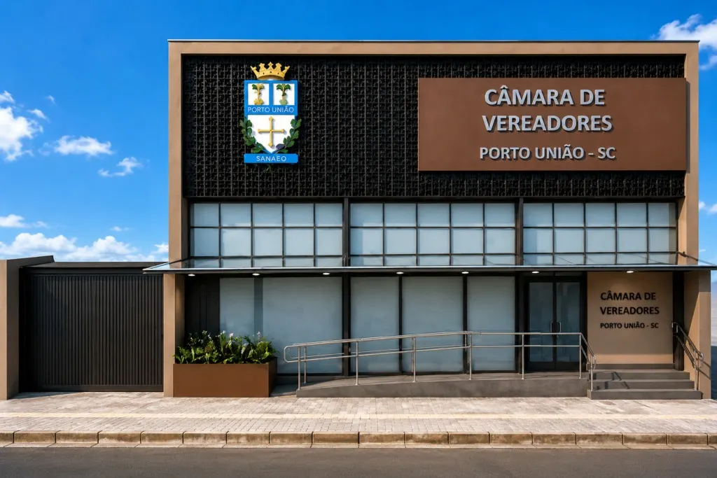 Porto União inaugura nova sede da Câmara de Vereadores após quase 30 anos 