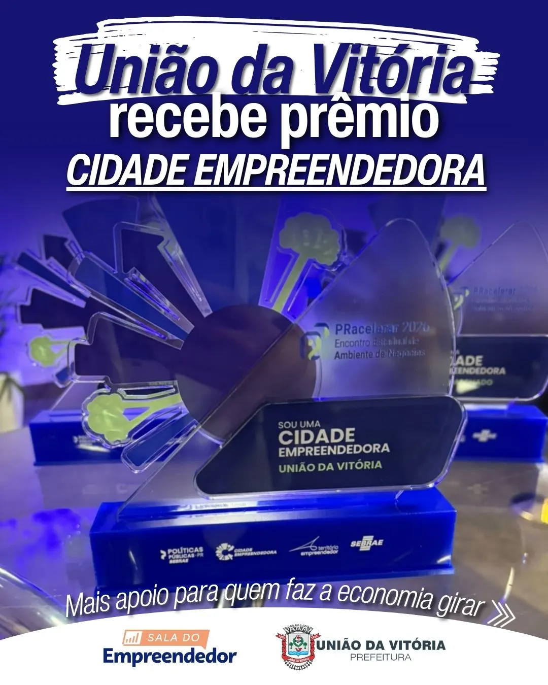 União da Vitória é reconhecida como Cidade Empreendedora
