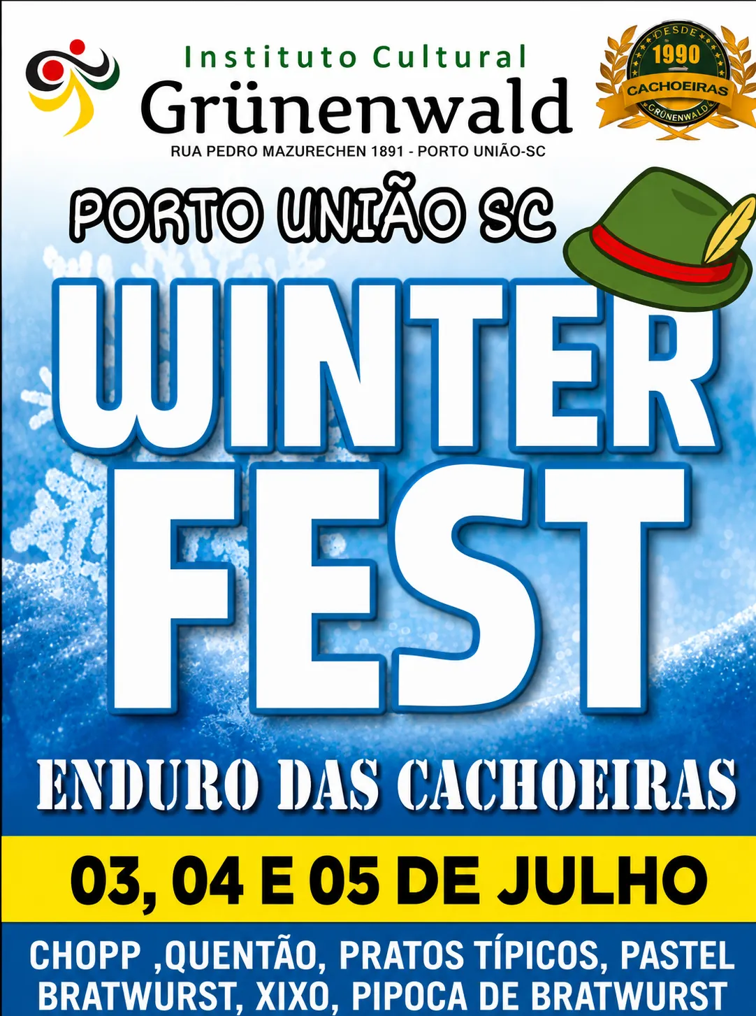 Winter Fest promete agitar Porto União em julho 