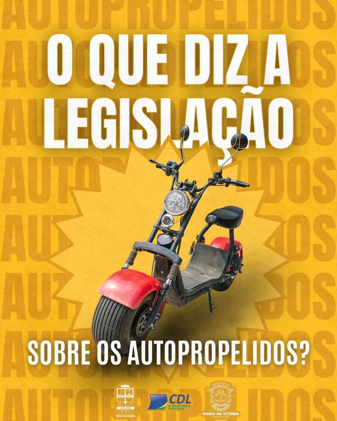 Prefeitura de União da Vitória orienta população sobre circulação segura com bicicletas e veículos elétricos 